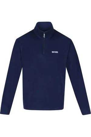 Regatta Great Outdoors Mens Thompson Half Zip Fleece Top (Moonlight Denim)