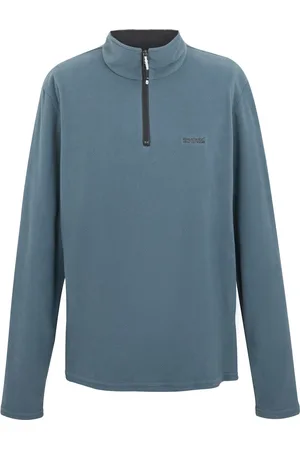 Regatta Great Outdoors Mens Thompson Half Zip Fleece Top för män (Stormigt väder)