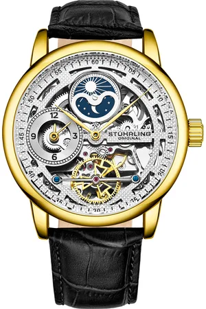 Stuhrling Och svart automatisk 42 mm