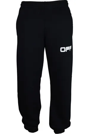OFF-WHITE Benvit joggingsvart