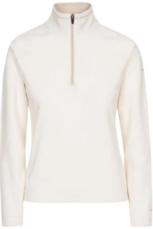 Trespass Skylar Fleece Top för damer/kvinnor (Ghost White)