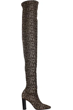 Saint Laurent Moon lårhöga stövlar