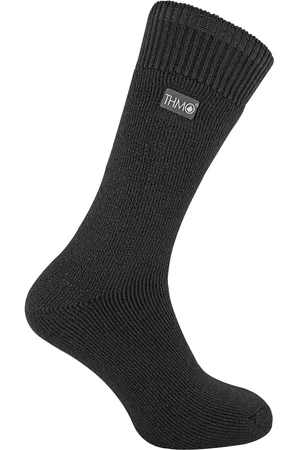 THMO 1 par tjocka, fleecefodrade och varma termosockor för herrar på vintern