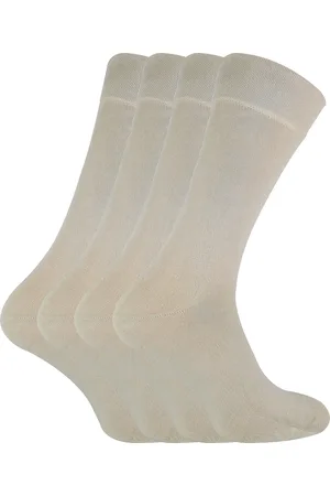 Sock Snob 4 par bambu tunna supermjuka kostymstrumpor för män och kvinnor