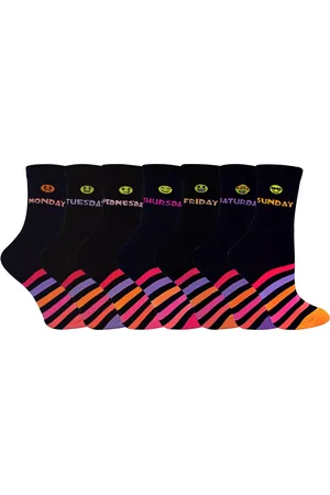 Sock Snob Kids Novelty Veckodagarna Strumpor | 7 par | För pojkar och flickor