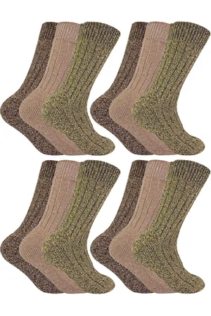 Sock Snob 12 par herrstövelsockor i ull för vandring