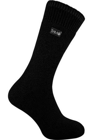 THMO 1 par tjocka, fleecefodrade och varma termosockor för herrar på vintern