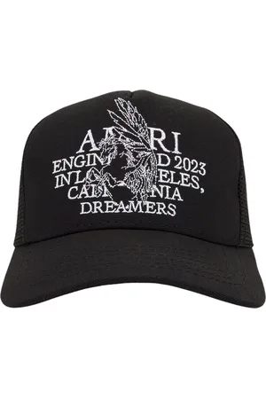 AMIRI Pegasus Trucker Black Hat