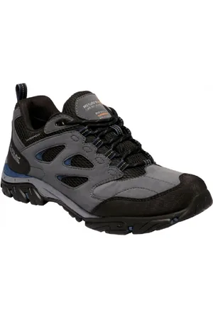 Regatta Mens Holcombe IEP Low Hiking Boots (Granit/Dark Denim)