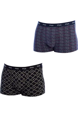 Fila Pack-2 tryckta bomullsboxers FU5289 för män