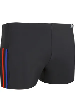 Guggen Mountain Badshorts för Män med åtsittande Randiga Boxershorts