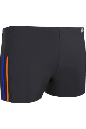 Guggen Mountain Badshorts för Män med åtsittande Randiga Boxershorts