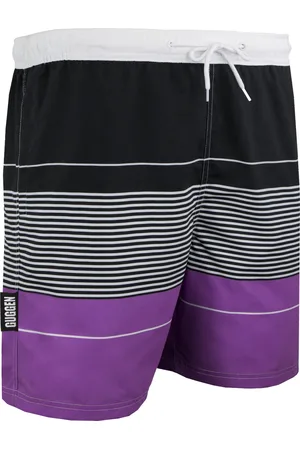 Guggen Mountain Badshorts för Män med Mönsterränder