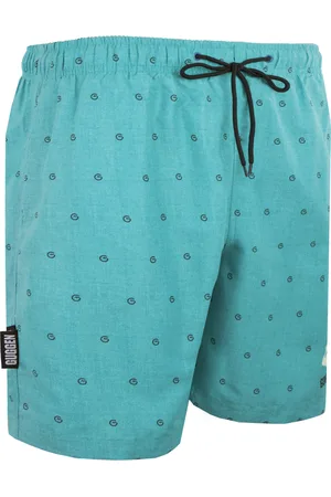 Guggen Mountain Badshorts för Män i GUGGEN-logotyp