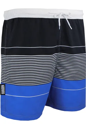 Guggen Mountain Badshorts för män med mönsterränder