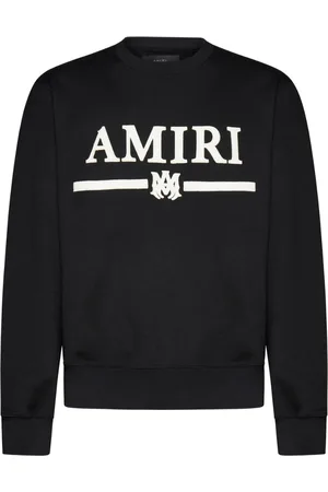 AMIRI MA Bar Appique Logo Black Sweatshirt