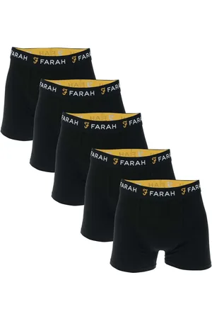 Farah Chorley Boxershorts för herrar (Förpackning med 5 st)