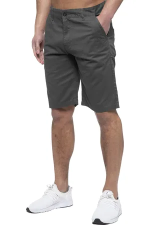 Enzo | Chino Shorts för herrar i grått