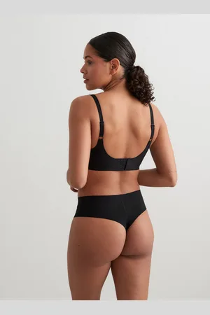 Black Invisible Thong 3-PACK