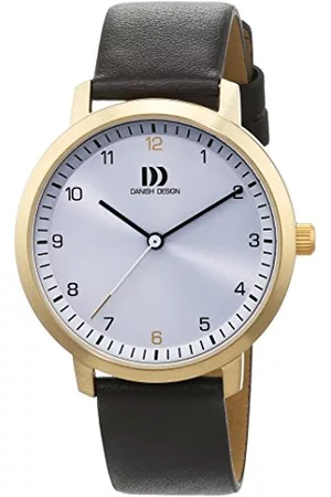 Danish Design Dansk design dam analog kvartsklocka med läderarmband 3320231