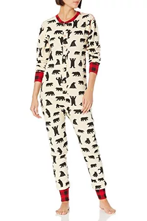 Hatley Vuxen Union Suit pyjamasset, björn, XL