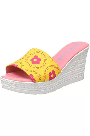 Agatha Ruiz de la Prada Dam Agatha 122 kilsandaler, Gul blommor fuchsia, 37 EU