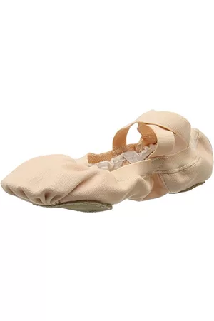 Bloch Dance dam Pro elastisk delad sula kanvas balett toffla/sko, Rosa, 36 EU