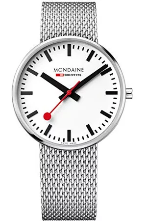 Mondaine Giant Unisex White Watch MSX.4211B.SM