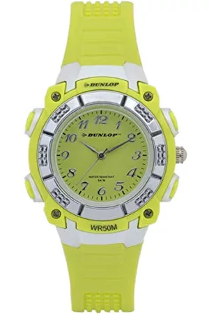 Dunlop Unisex vuxen analog kvartsklocka med gummiband DUN243L12