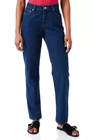 JACK & JONES Dam JJXX JXSEOUL rak MW CRE3001 NOOS jeans, mörkblå denim, 32W/30L