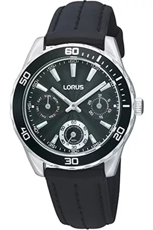 Lorus Kvinna Klockor - Watches damarmbandsur XS DAU Women Fashion ZB svart analog läder RP633AX9