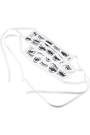 Sanetta Unisex mask vuxna 2-pack 349987, vit, M