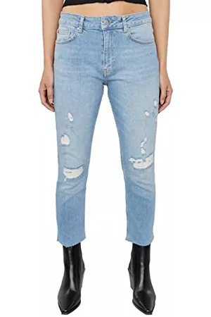 Lee Cooper Holly jeans för kvinnor, ljusblå, 26W x 29L