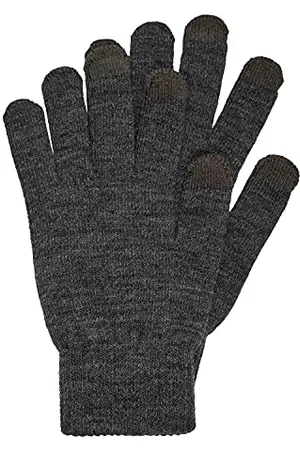 VERO MODA Damer Vmvilde Smartphone fingerhandskar Noos handskar, Mörkgrå melange, En Storlek