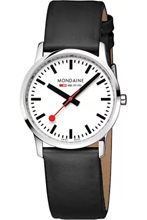 Mondaine Klockor - Simply Elegant Unisex White Watch A400.30351.12SBB