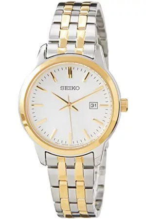 Seiko Kvinna Armband - Analog kvartsur för damer med rostfritt stål armband SUR410P1