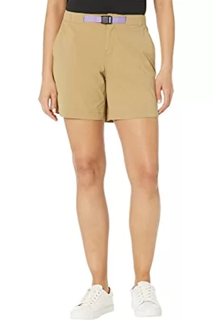 Marmot Dam Wm's Kodachrome shorts 17,8 cm andningsbara vandringsshorts, vattenavvisande softshell vandringsshorts, funktionella shorts med UV-skydd