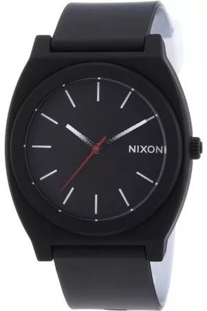 Nixon Klockor - Unisex-armbandsur Time Teller P svart/vit Fade analog kvarts plast A1191390-00