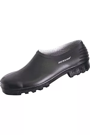 Dunlop Unisex monokrom Wellie sko träskor, Zwart 00-45 EU