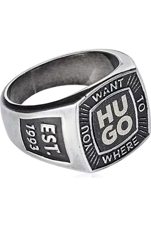 HUGO BOSS Herr E-SIGNET1-ring ring, silver41, S