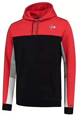 Dunlop Sports Sweatshirts - Dunlop Unisex Essentials Hooded Sweat Tennis Shirt, Marin/Blå, M, Marinblå/blå, M
