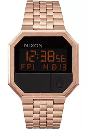 Nixon Unisex digital kvarts klocka med rostfritt stål armband Rostfritt stål one sie Helsvart