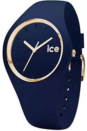 Ice-Watch – Ice Glam Forest Twilitght – blå damklocka med silikonarmband bälte Medium blå