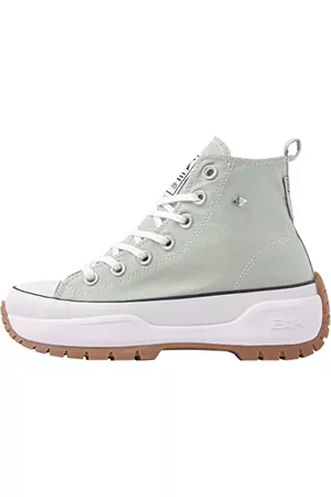 British Knights Kvinna Höga sneakers - Kaya MID Fly dam HIGH-TOP-sko sneakers, blå, 40 EU