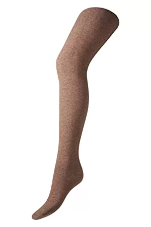 Camano Kvinna Strumpbyxor - Online Women comfort soft cotton tights 2-pack, storlek 40/42, beige, Beige