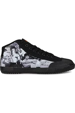 Feiyue Unisex X Bruce Lee 1920 sneakers, Black/Montage, 11 UK