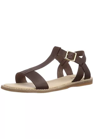 Kavat Kvinna Sandaler - Getskär dam Slingback sandaler, Brun mörkbrun - 39 EU