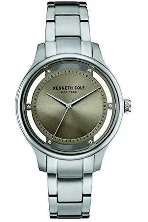 Kenneth Cole Analog kvartsklocka med rostfritt stål armband 10030795
