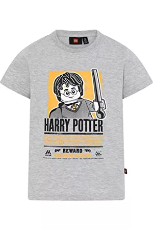 LEGO Wear Harry Potter unisex t-shirt LWTaylor 317, 912 grå melange, 128