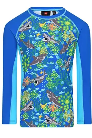 LEGO Wear T-shirts - Unisex Schwimm-Langarmshirt Sonnenschutz UPF 50+ LWAlex 306 t-shirt, 557 blå, 98
